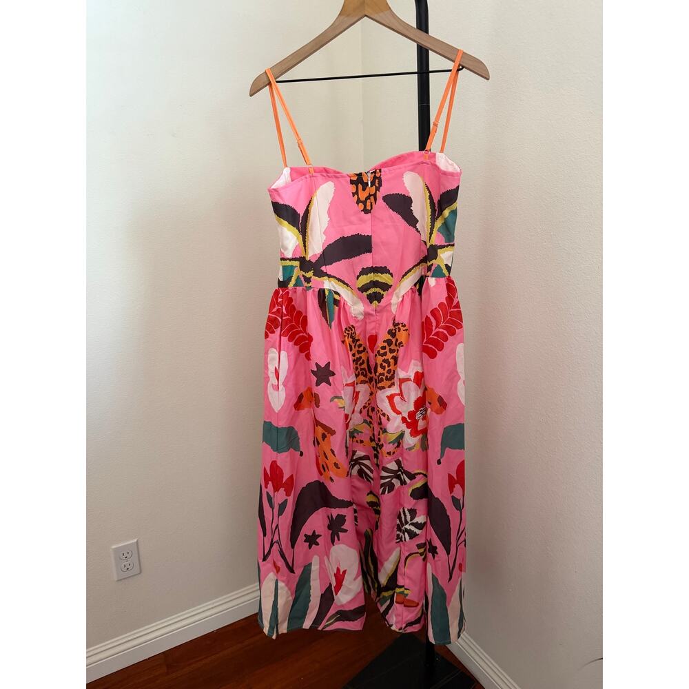 New TikTok viral nice to meet you pink leopard floral dress sz 3XL - Picture 4 of 5